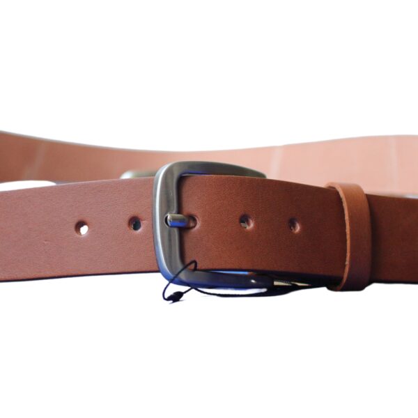 Mobelt - Innovative Leather Belt - Cognac Brown