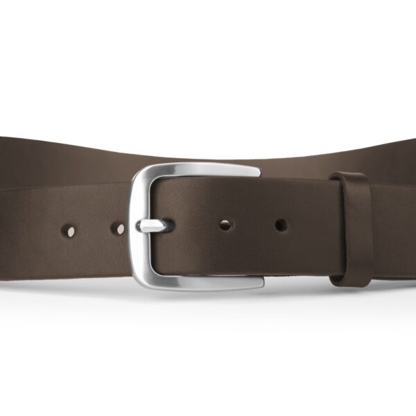 Mobelt - Innovative Leather Belt - Dark Brown